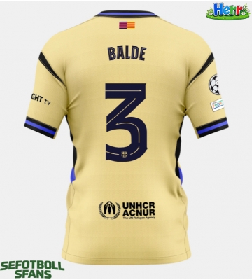 Barcelona Alejandro Balde #3 Bortatröja 2025-26 Kortärmad